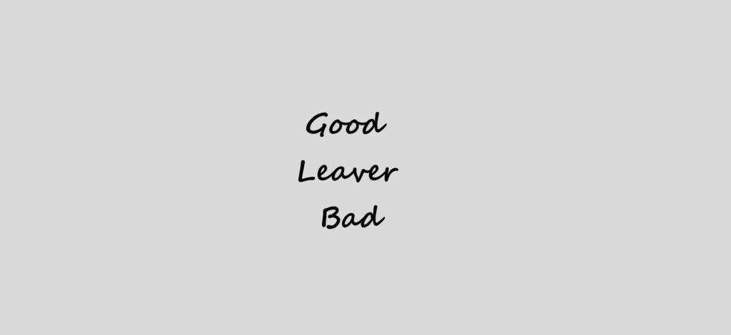 Good Leaver y Bad Leaver